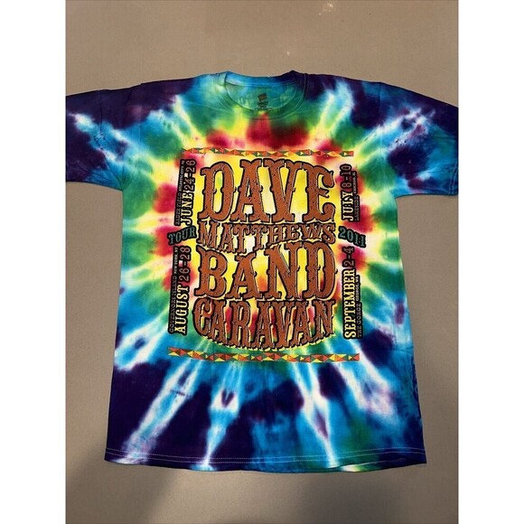2011 Dave Matthews Band Adult Size Small Caravan Tour Concert Tee T-Shirt - Picture 1 of 2